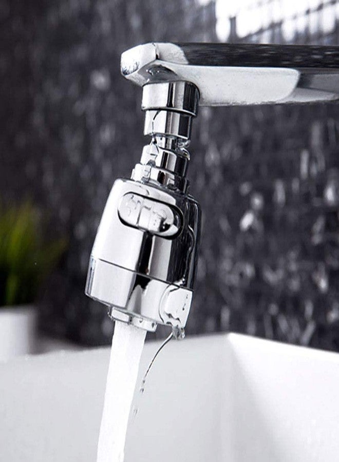 ليونز ملحق رش صنبور حوض المطبخ الفاخر من ليونز، رأس صنبور مطبخ متحرك، رأس فوهة صنبور مانع للتناثر قابل للدوران 360 درجة، قابل للتعديل على سرعتين، رأس صنبور مطبخ متحرك - Image 1